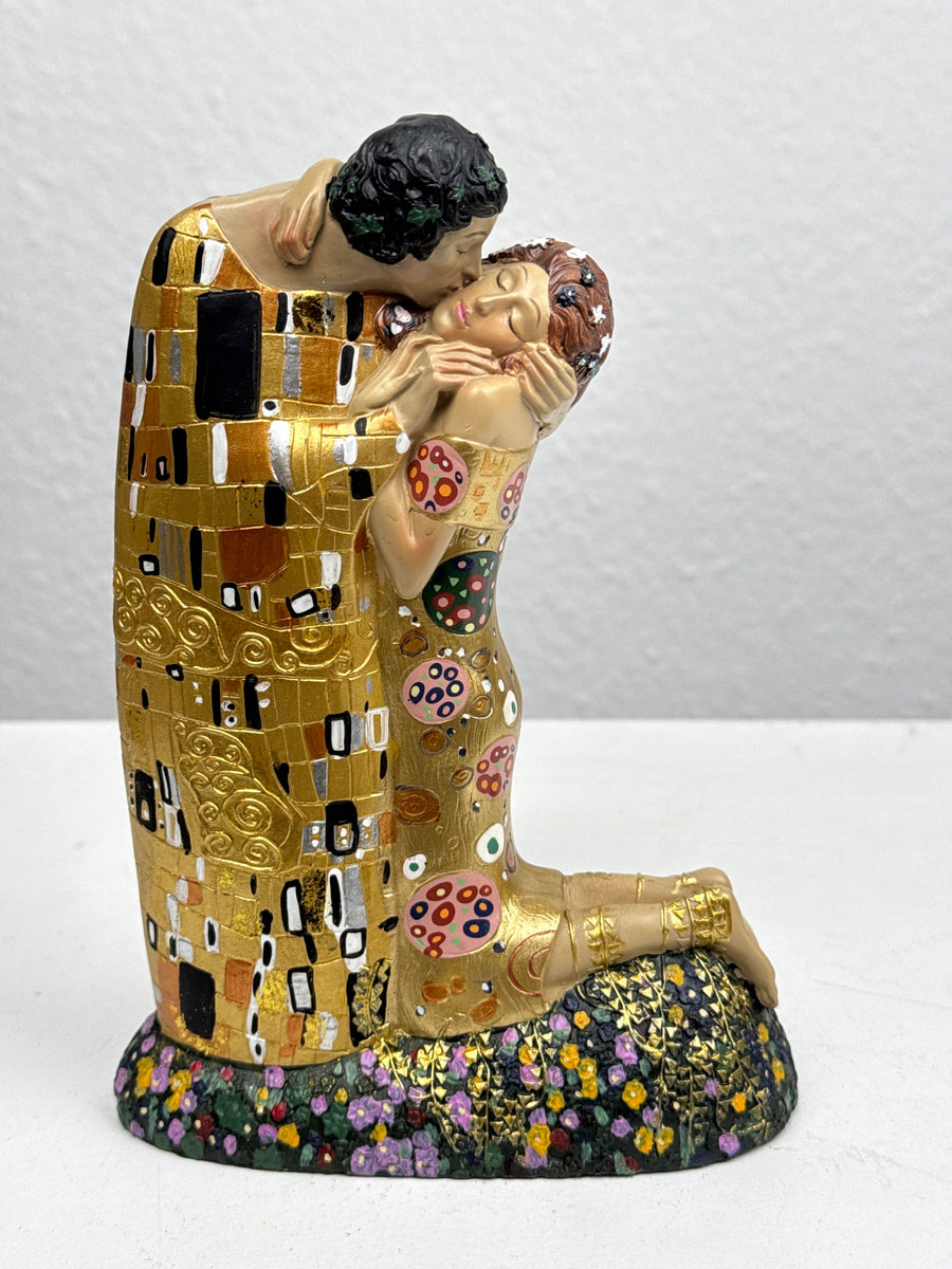 Szerelem Szobor – A csók Klimttől (Szerelmespár)