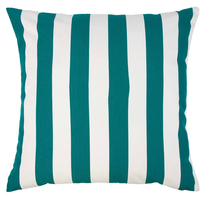 Petrolzöld Kültéri Párna Függőleges Csíkokkal (klub stílus)