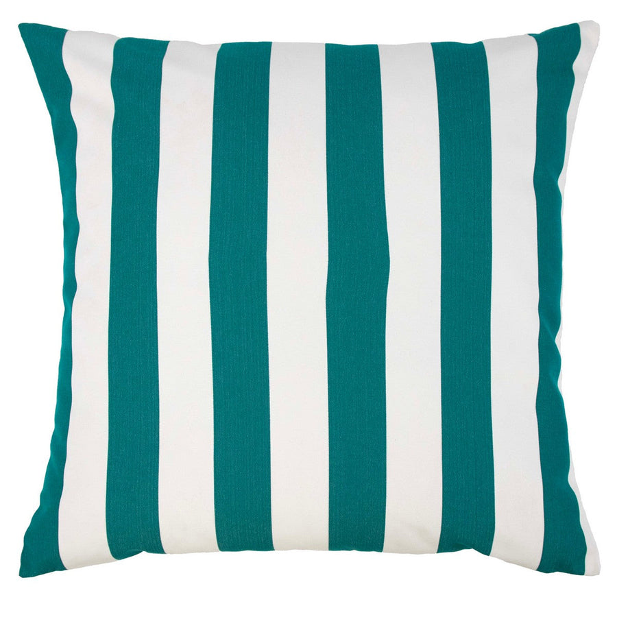 Petrolzöld Kültéri Párna Függőleges Csíkokkal (klub stílus)