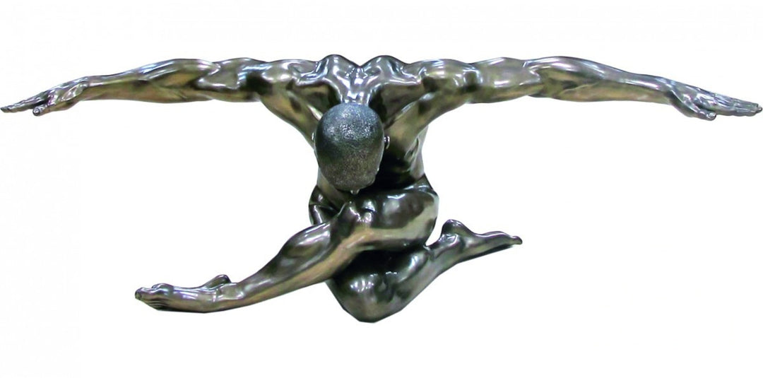 Atlétát Ábrázoló Bronz Szobor (Nagy – Hidegen Öntött Bronz Szobor)