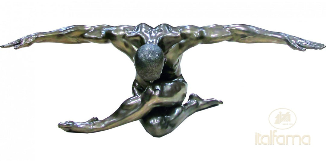 Atlétát Ábrázoló Bronz Szobor (Nagy – Hidegen Öntött Bronz Szobor)