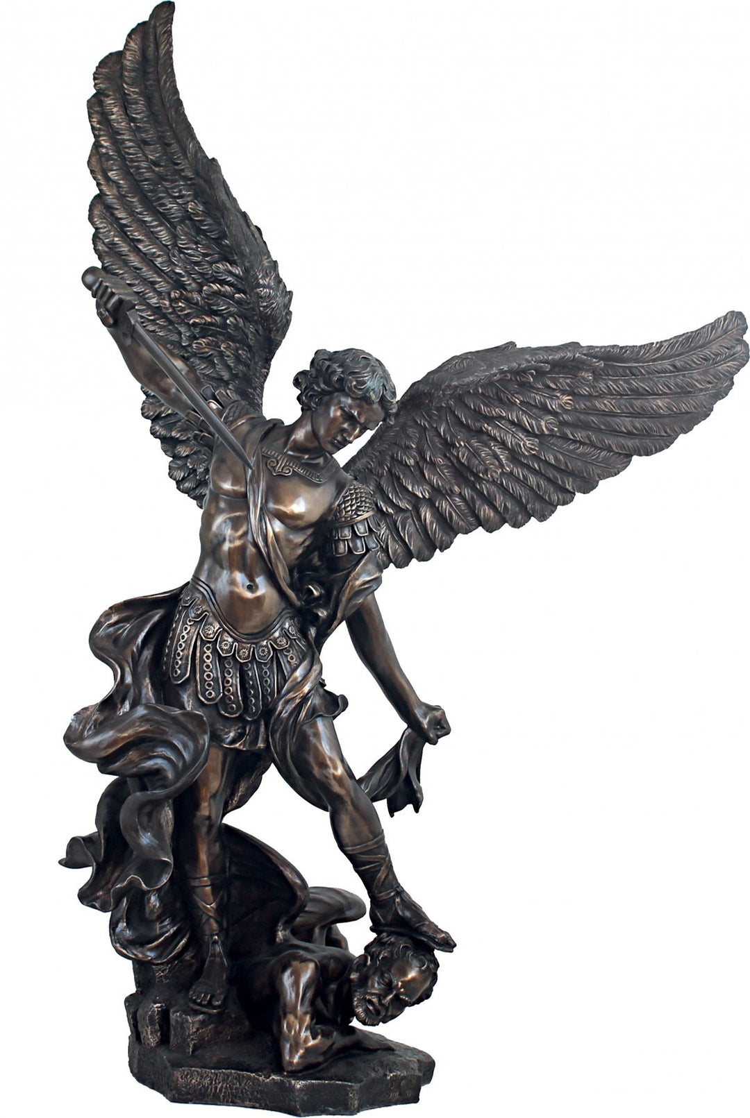Szent Mihály Bronz Szobor (Nagy – Hidegen Öntött Bronz Szobor)