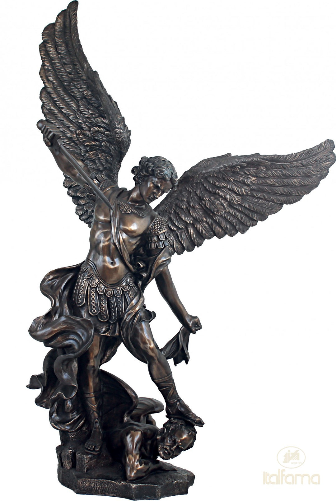 Szent Mihály Bronz Szobor (Nagy – Hidegen Öntött Bronz Szobor)