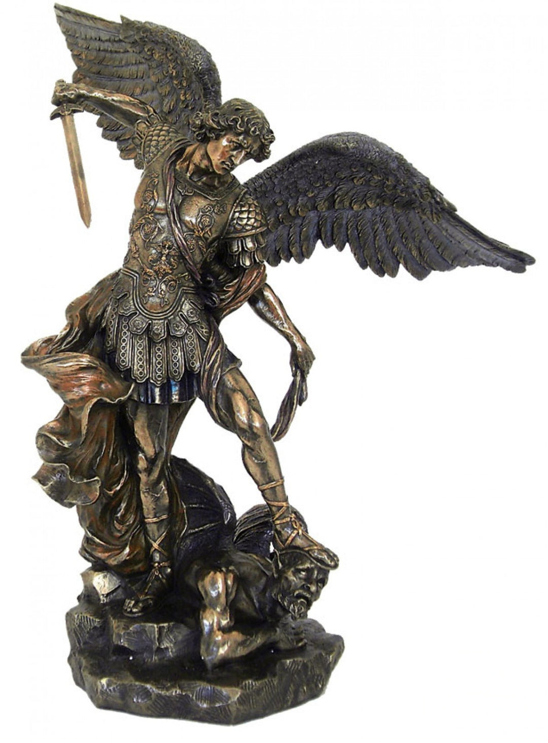 Szent Mihály Bronz Szobor (Nagy – Hidegen Öntött Bronz Szobor)