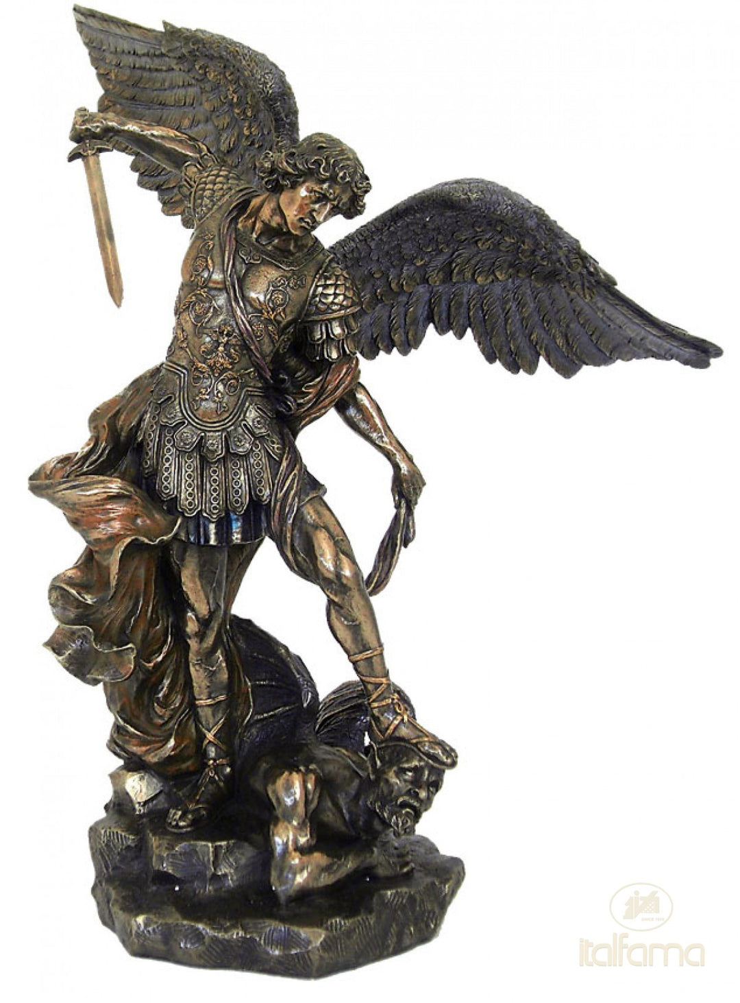 Szent Mihály Bronz Szobor (Nagy – Hidegen Öntött Bronz Szobor)