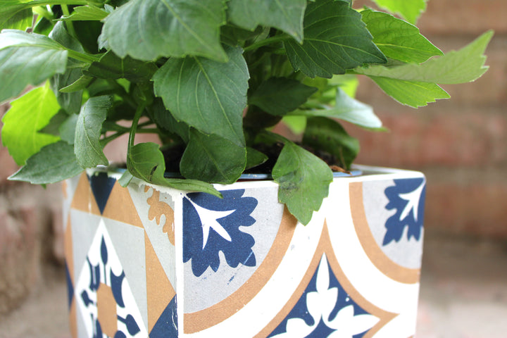 Mediterrán Kék Kaspó