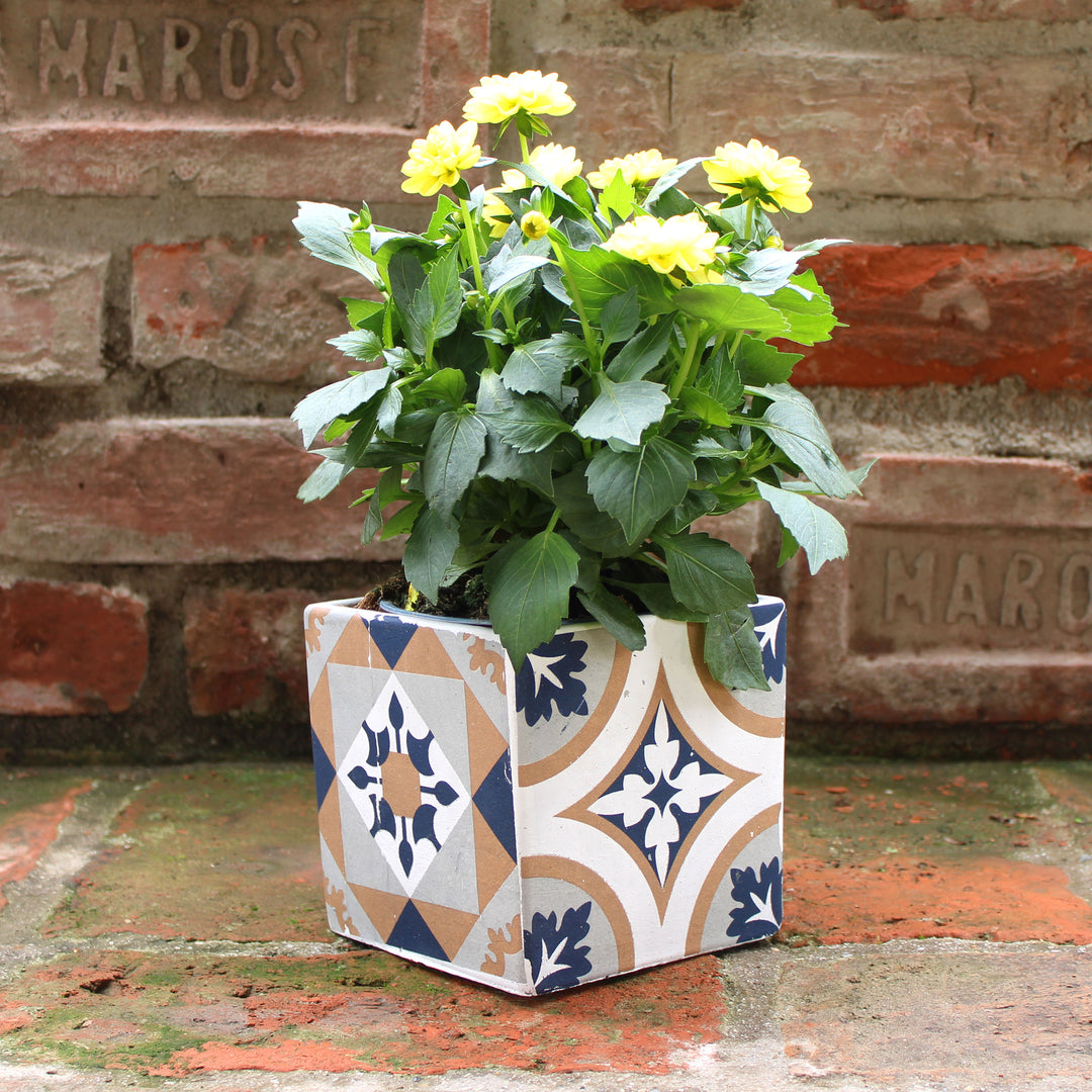 Mediterrán Kék Kaspó