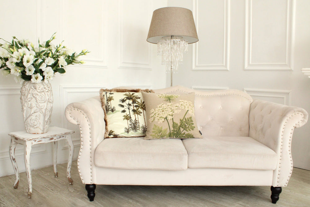 Pálmafás Bársony Párna